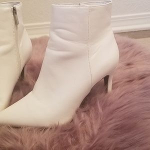 White heel boot Rihanna inspo
